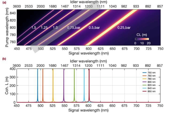Research figure 2 associated with Tunable ultrafast infrared generation in a gas-filled hollow-core capillary by a four-wave mixing process